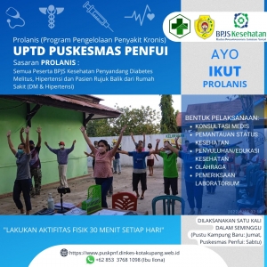 KEGIATAN PROLANIS DI UPTD PUSKESMAS PENFUI
